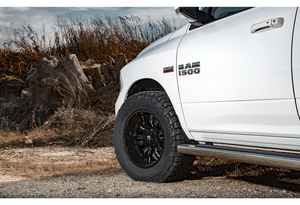 FUEL OFFROAD 'SLEDGE' D595 17" Rims for Hilux / Ranger / LC - Gloss Black Milled (1790 6/135/139.7 +2) set of 4