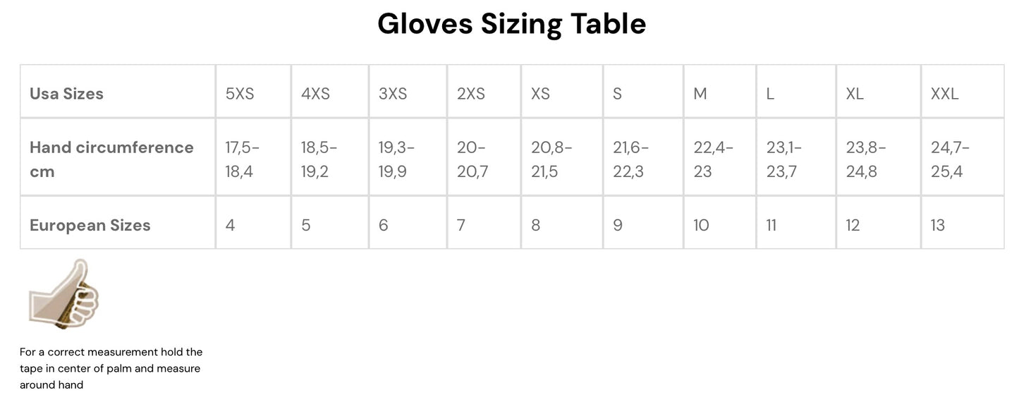OMP KS-2R Kart Gloves - Black (Youth to Adult Sizes XXS-XL)