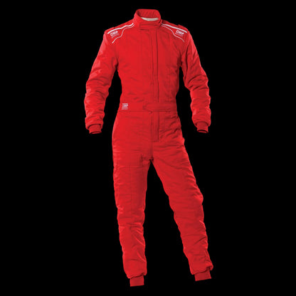 OMP SPORT Circuit Race Suit - Red (Sizes S-XXL) FIA 8856-2018