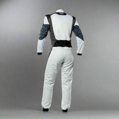 OMP TECNICA Hybrid Circuit Race Suit - Grey/Black (Sizes 44-64) FIA 8856-2018