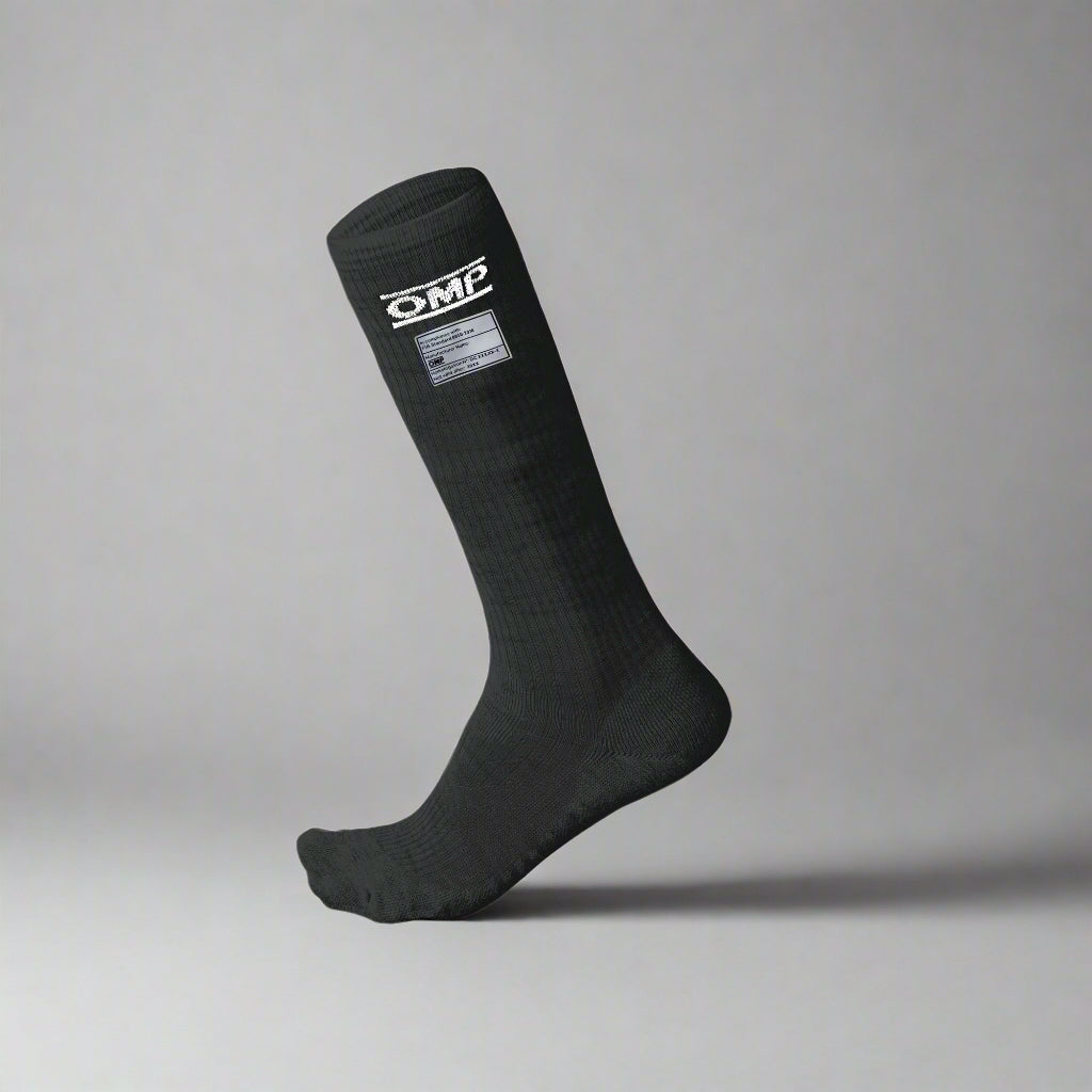 OMP 'ONE' SOCKS Circuit Racing FIA 8856-2018 - BLACK