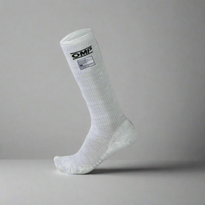 OMP 'ONE' SOCKS Circuit Racing FIA 8856-2018 - WHITE