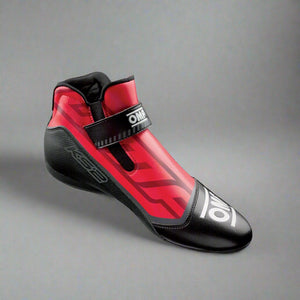 OMP KS-2 'ART' Kart Boots (Red / Black)