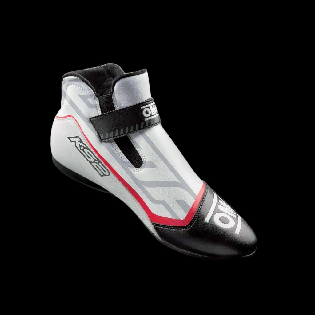OMP KS-2 'ART' Kart Boots (White)