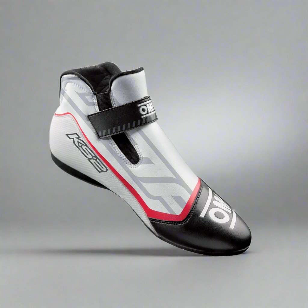 OMP KS-2 'ART' Kart Boots (White)