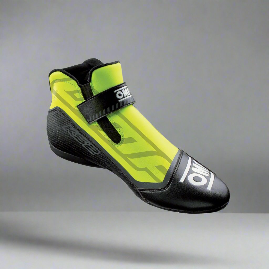 OMP KS-2 'ART' Kart Boots (Yellow / Black)