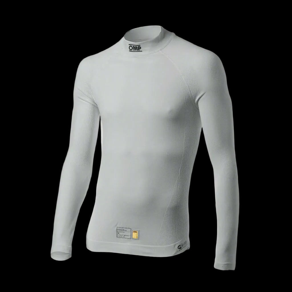 OMP 'ONE EVO' Circuit Racing Underwear Top FIA 8856-2018 - WHITE
