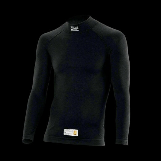 OMP 'TECNICA EVO' Circuit Racing Underwear Top FIA 8856-2018 - BLACK
