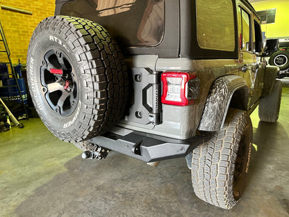 RockRage OVERLAND Full Rear Bumper for Wrangler JL / JLU