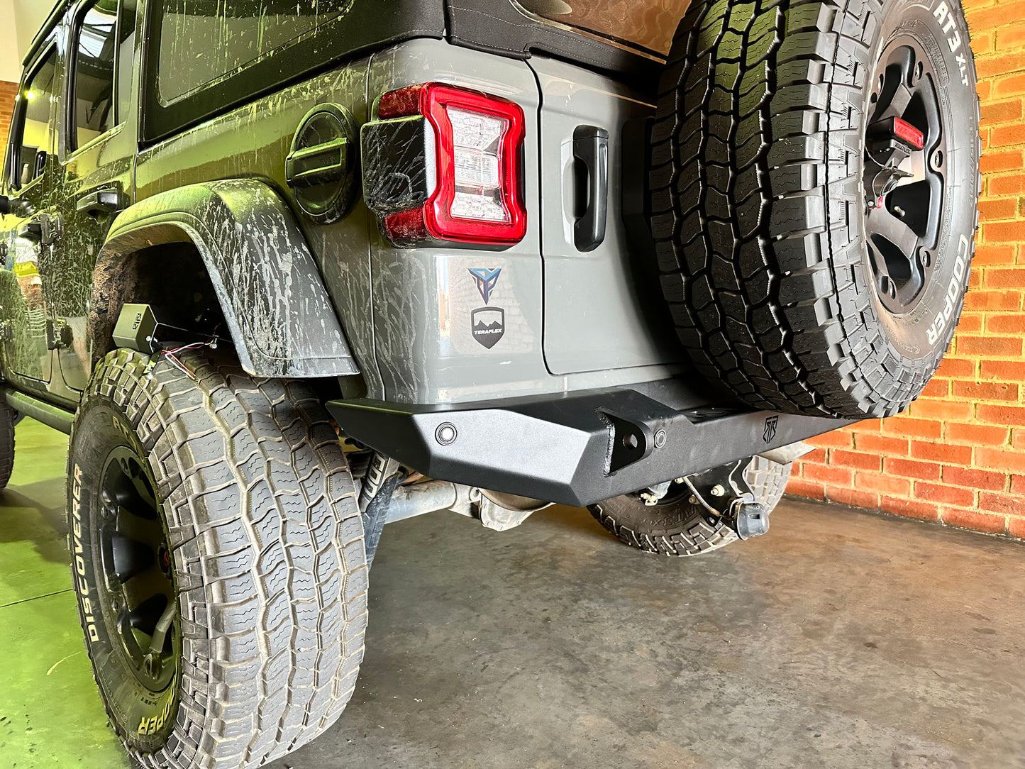 RockRage OVERLAND Full Rear Bumper for Wrangler JL / JLU