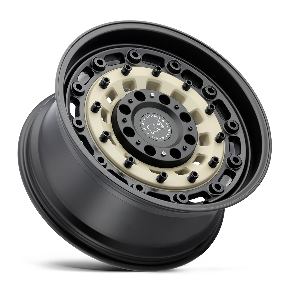 BLACK RHINO 'ARSENAL' 17" - Sand on Black (set of 5 Jeep 5x127) -18 9.5J