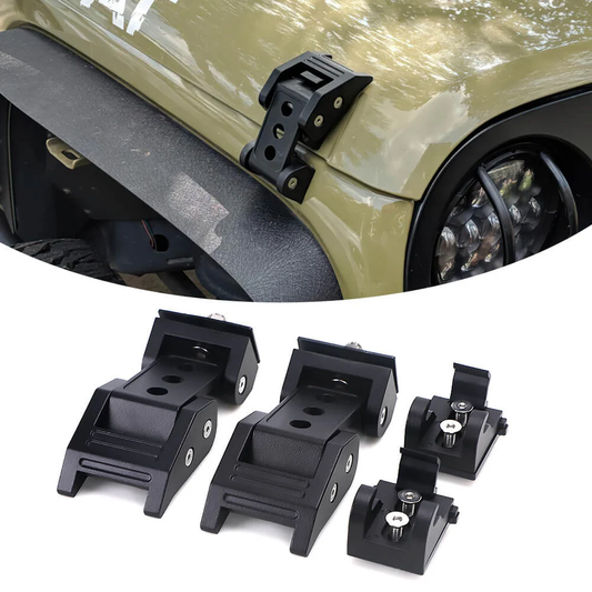 Bonnet Catch / Latch - 'Military Drill' for Wrangler JK JKU
