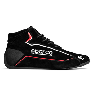 Sparco SLALOM+ Racing Boots (Black with Red)
