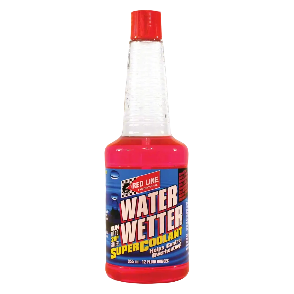 Red Line Water Wetter SuperCoolant bottle on a white background