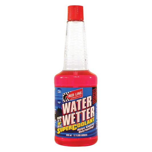 Red Line Water Wetter SuperCoolant bottle on a white background