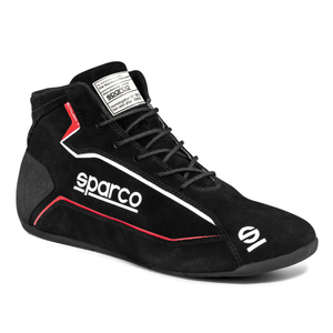 Sparco SLALOM+ Racing Boots (Black with Red)