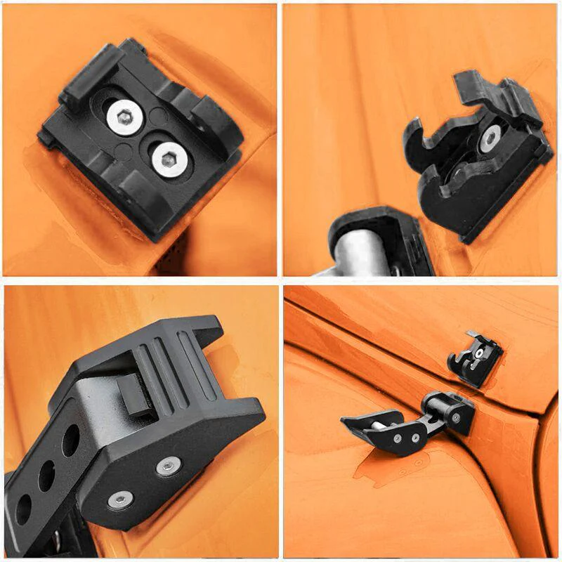 Bonnet Catch / Latch - 'Military Drill' for Wrangler JK JKU