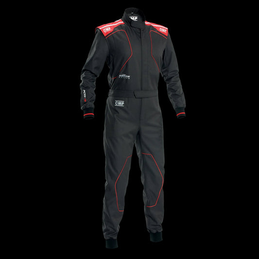 OMP KS-4 Kart Suit 2026 BLACK/ RED - Youth to Adult (Sizes S-XXL)