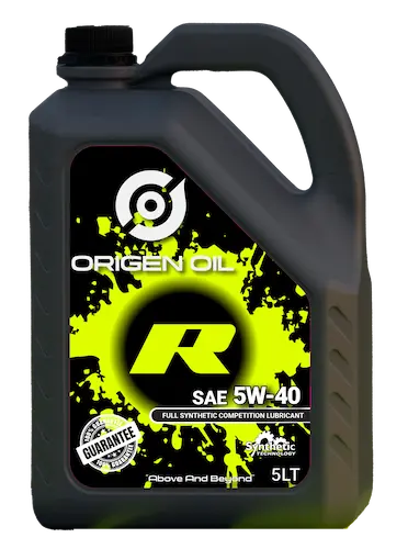 ORIGEN 'R' 5w-40 - High Performance Competition Oil  (5 litre)