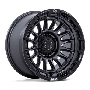 BLACK RHINO 'RIVAL' 17" - Matte Gunmetal with Black Lip (set of 5 Jeep 5x127) -12