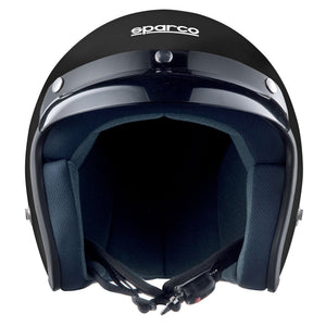 Sparco CLUB J1 Open Face Motorsport Helmet (Not Fireproof) - MATT BLACK