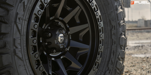 FUEL OFFROAD 'COVERT' D694 17" rims for HILUX / RANGER 6/139.7 - Matt Black -12 (set of 4)