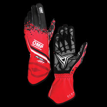 Load image into Gallery viewer, OMP KS-2 'ART' 2025 Kart Gloves - Red / Black (Kids to Adult Sizes 5XS-XL)
