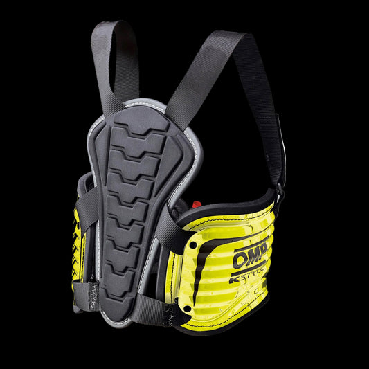 OMP KART PRO Rib Vest (KARTING) - Fluro Yellow