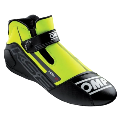 OMP KS-2 'ART' Kart Boots (Yellow / Black)