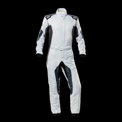 OMP TECNICA Hybrid Circuit Race Suit - Grey/Black (Sizes 44-64) FIA 8856-2018