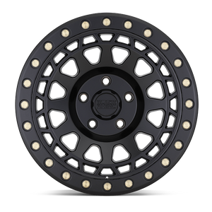BLACK RHINO 'PRIMM' 17" - Matte Black with Brass Bolts (set of 5 Jeep 5x127) -0