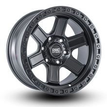 Load image into Gallery viewer, RHC &#39;LAUNCHER&#39; Rims 17&quot; - Satin Black (set of 5 for Jeep 5x127 17/90 -12 offset)
