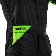 Load image into Gallery viewer, Sparco SPRINT Race Suit FIA (Black/Green) SIZE 60
