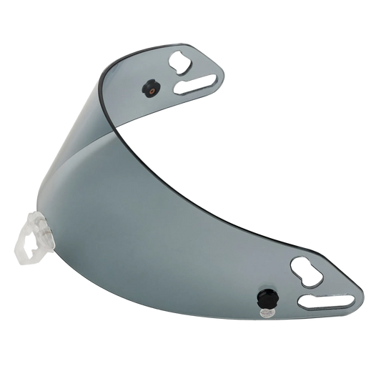A replacement Arai GPV-R / SKV-R  helmet visor lens with a semi tint 