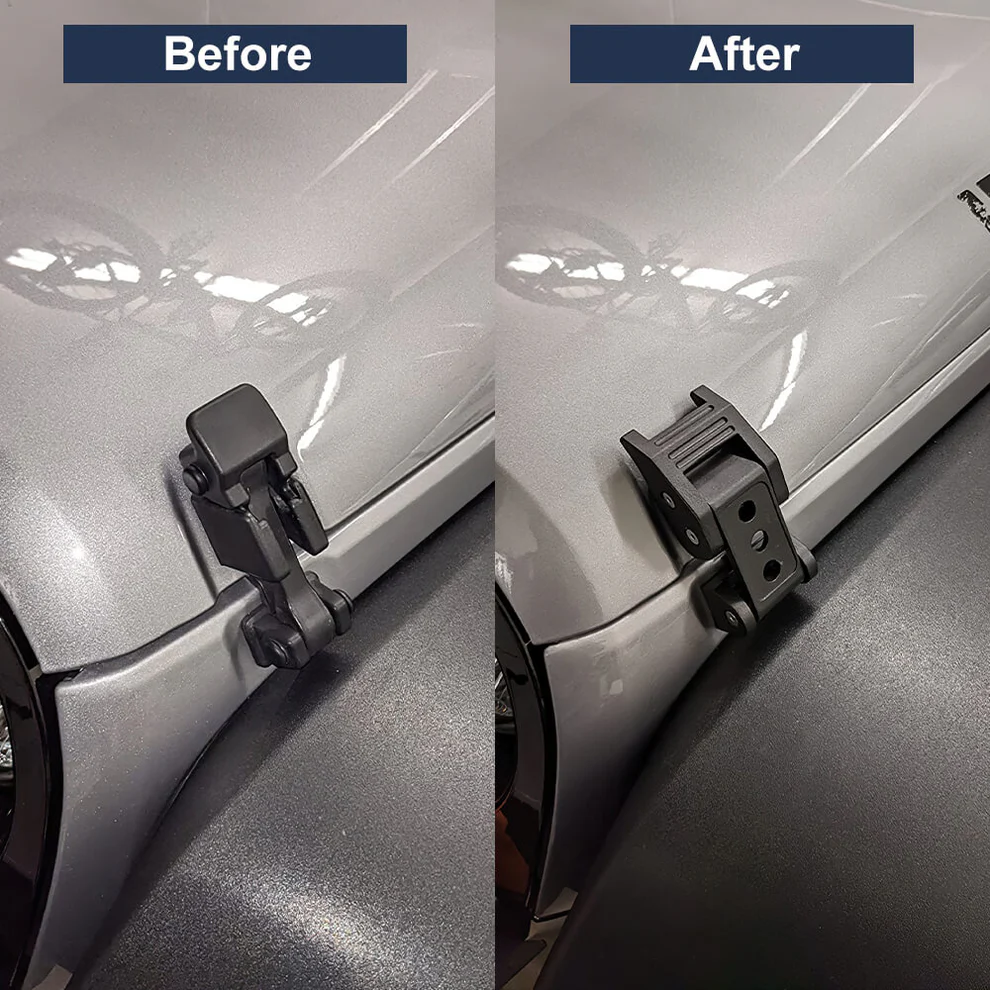 Bonnet Catch / Latch - 'Military Drill' for Wrangler JK JKU