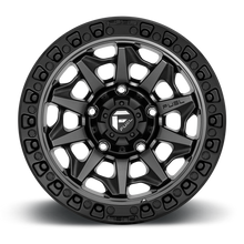 Load image into Gallery viewer, FUEL OFFROAD &#39;COVERT&#39; D716 17&quot; ANTHRACITE with Black Ring rims for HILUX / RANGER 6/139.7 -12 (set of 4)
