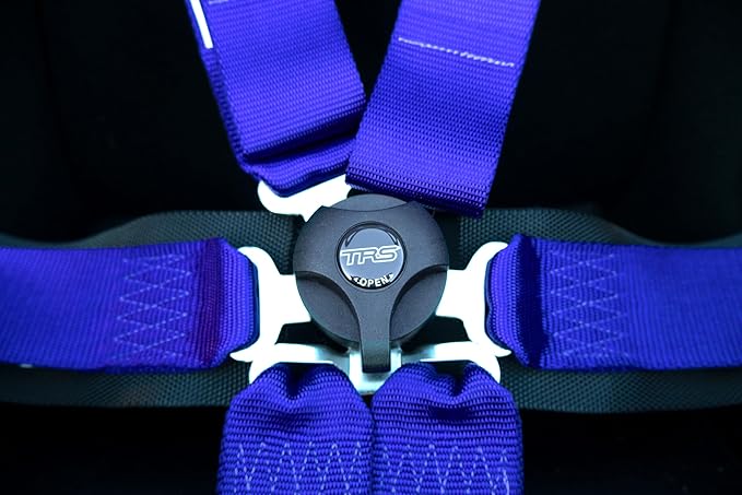 TRS 6 Point 'Magnum' Race Harness / Belts (FIA Homologated) - Blue
