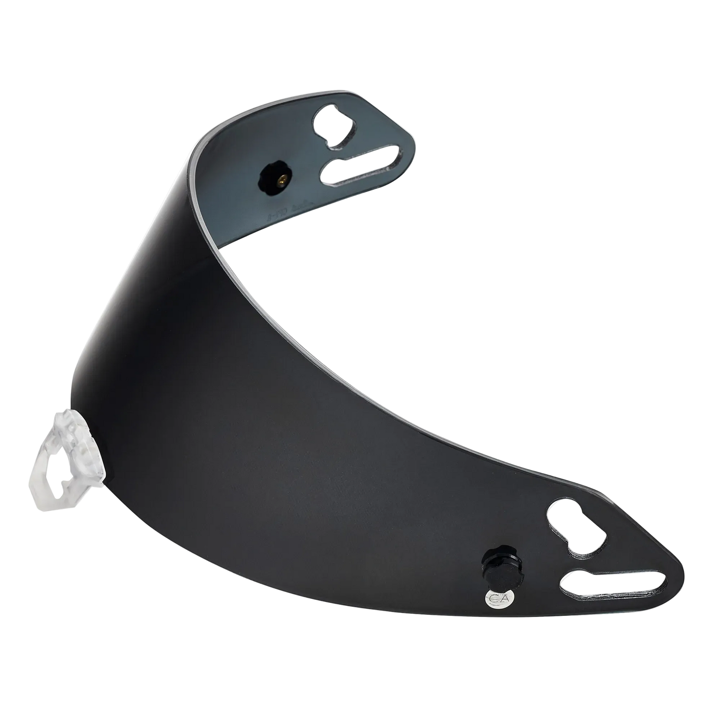 A replacement Arai GPV-R / SKV-R  helmet visor lens with a dark tint 