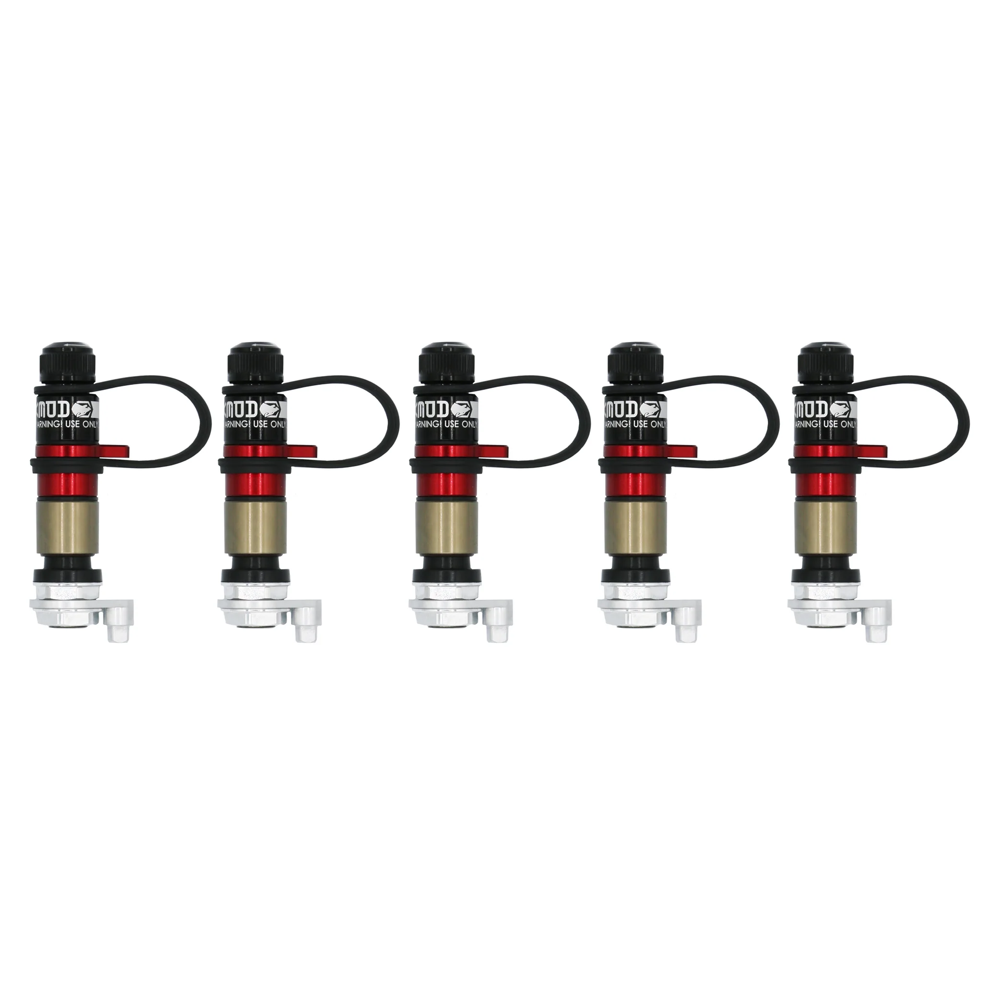 APEX RPV Rapid Tyre Deflation Valves for Jeep Wrangler JK / JKU / JL / JLU / Gladiator  (Set of 5) - ANGRi