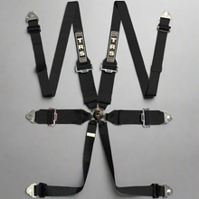 Load image into Gallery viewer, TRS 6 Point &#39;Magnum&#39; Race Harness / Belts (FIA Homologated) - Red
