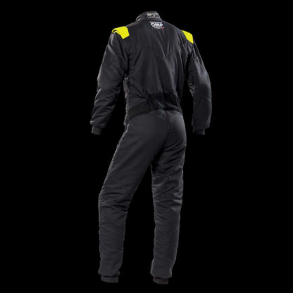 OMP FIRST-S Circuit Race Suit - Blue Navy/Cyan (Sizes 44-64) FIA 8856-2018