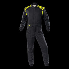 Load image into Gallery viewer, OMP FIRST-S Circuit Race Suit - BLACK (Sizes 44-64) FIA 8856-2018
