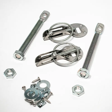 Load image into Gallery viewer, Grayston Competition Bonnet Pin / Clip Kit - S/Steel Slide Plates GE52
