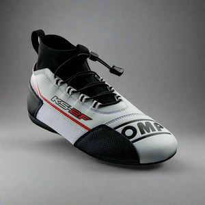 OMP KS-2F Kart Boots (White)