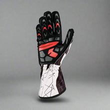Load image into Gallery viewer, OMP KS-2 &#39;ART&#39; Kart Gloves - Black / White (ADULT Sizes XXS-XL)
