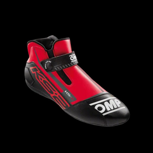 OMP KS-2 'ART' Kart Boots (Red / Black)