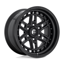 Load image into Gallery viewer, FUEL OFFROAD &#39;NITRO&#39; D667 17&quot; Rims for Hilux / Ranger / LC - Satin Black (1790 6/139.7 +1) set of 4
