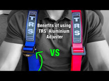 Load and play video in Gallery viewer, TRS 6 Point &#39;Magnum&#39; Race Harness / Belts (FIA Homologated) - Red
