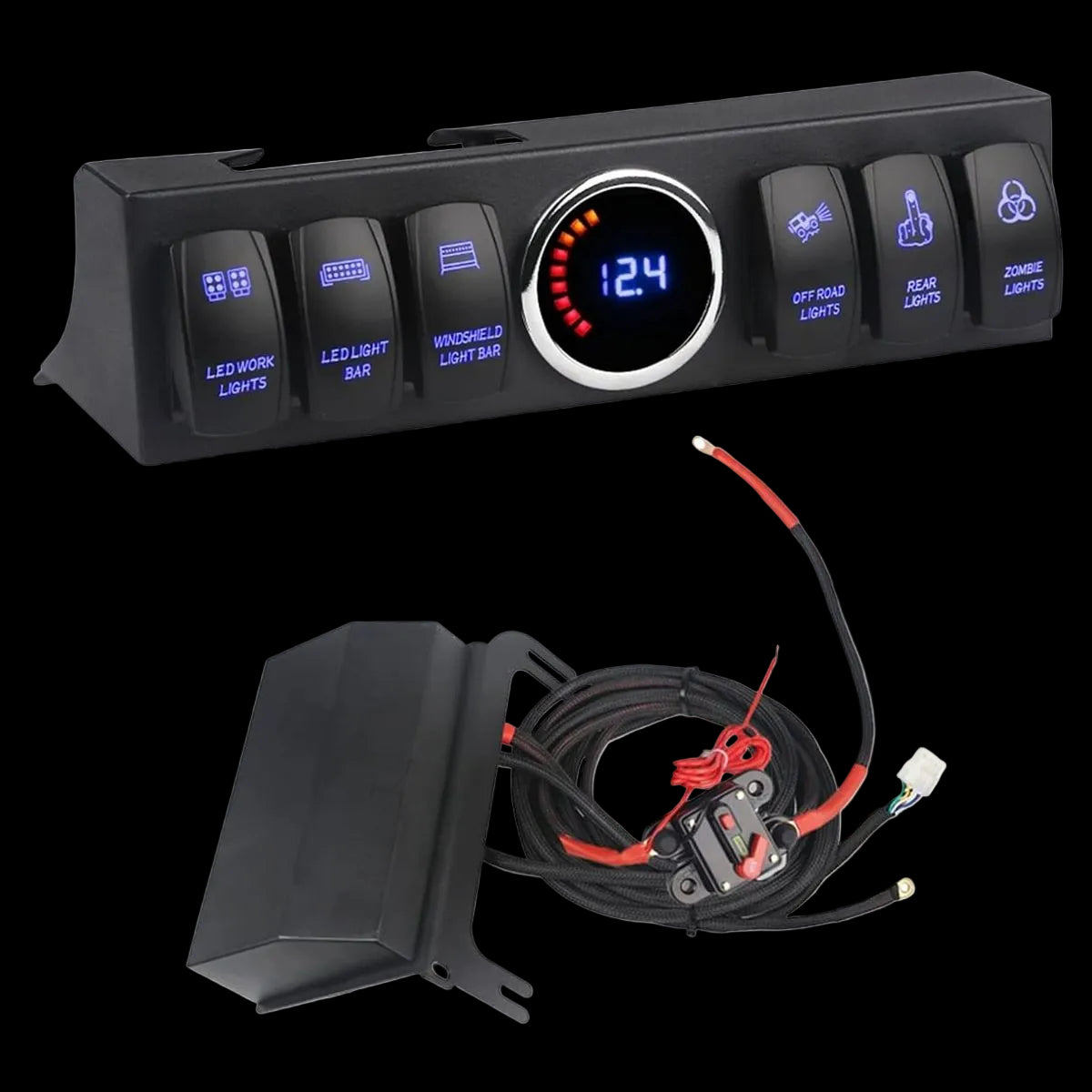 6-WAY Switch Control System for Jeep Wrangler 07-18 (100Amp max)