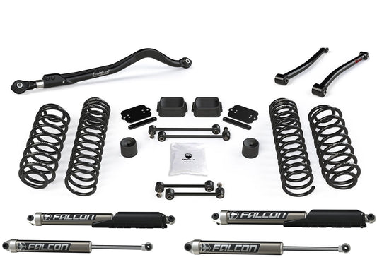 SUPERKIT ONLY: Teraflex 2.5" Coil Lift, Falcon SP2 2.1 Shocks, Track Bar, Arms, Retainers for Wrangler JL 2DR / JLU 4DR (2019+)